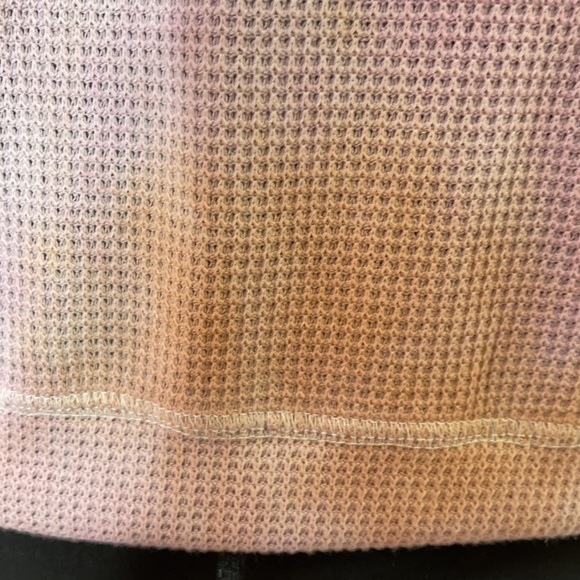 Nu Vintage Tie-Dye Waffle T-Shirt Sweater, Loose fit - Picture 8 of 13